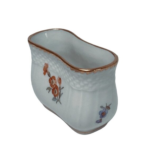 Royal Copenhagen Floral Holder Signed Denmark Porcelain Mini Vase Toothpick Ciga - Picture 7 of 7